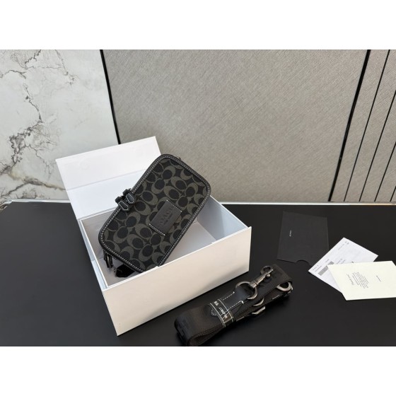 Signature Canvas Phone Crossbody Bag